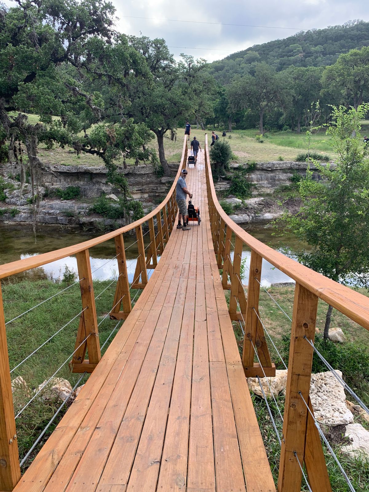 Bridge across creek