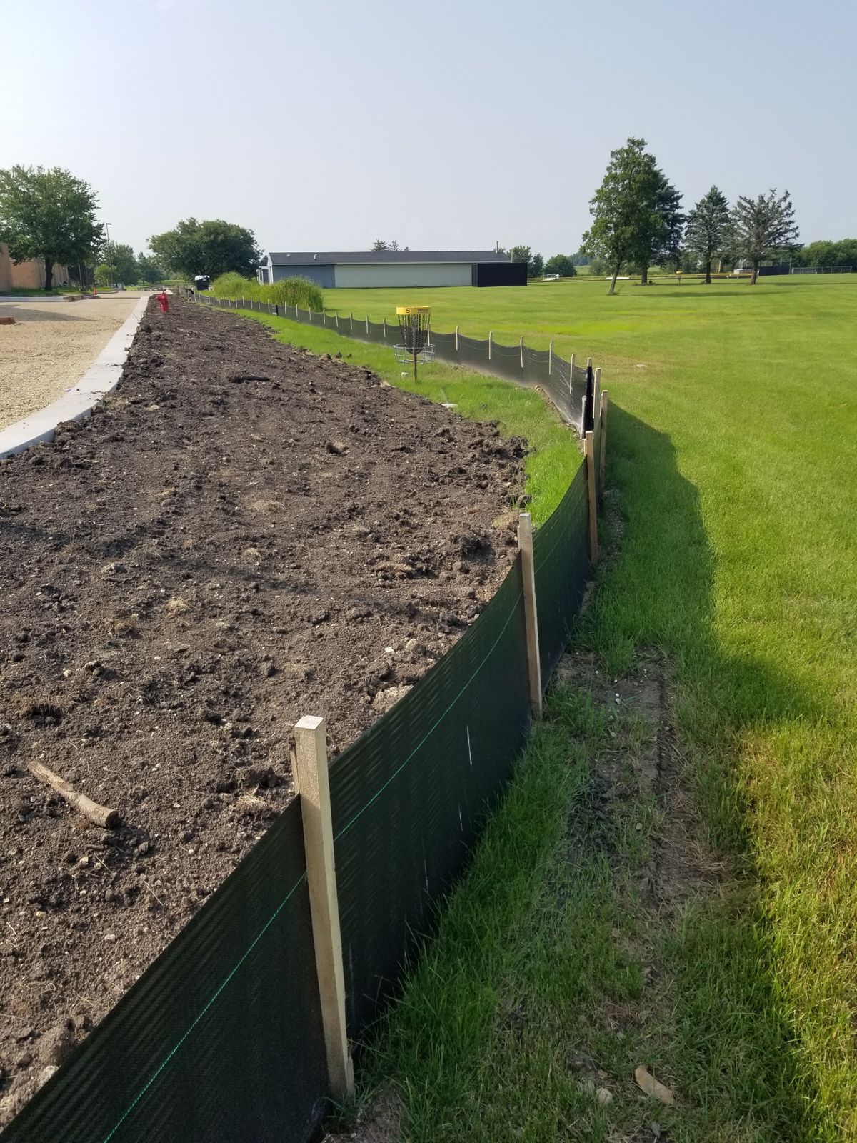 Hole 5 under construction