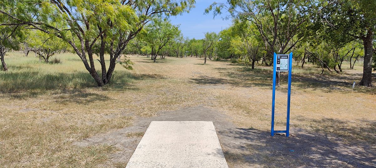 Hole 8 tee pad.