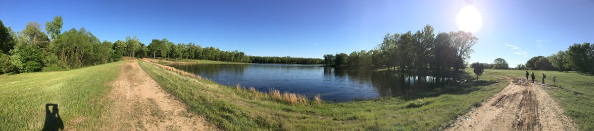 Looking from #3 basket back across the lake