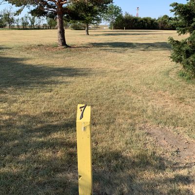 Hole 7 tee area