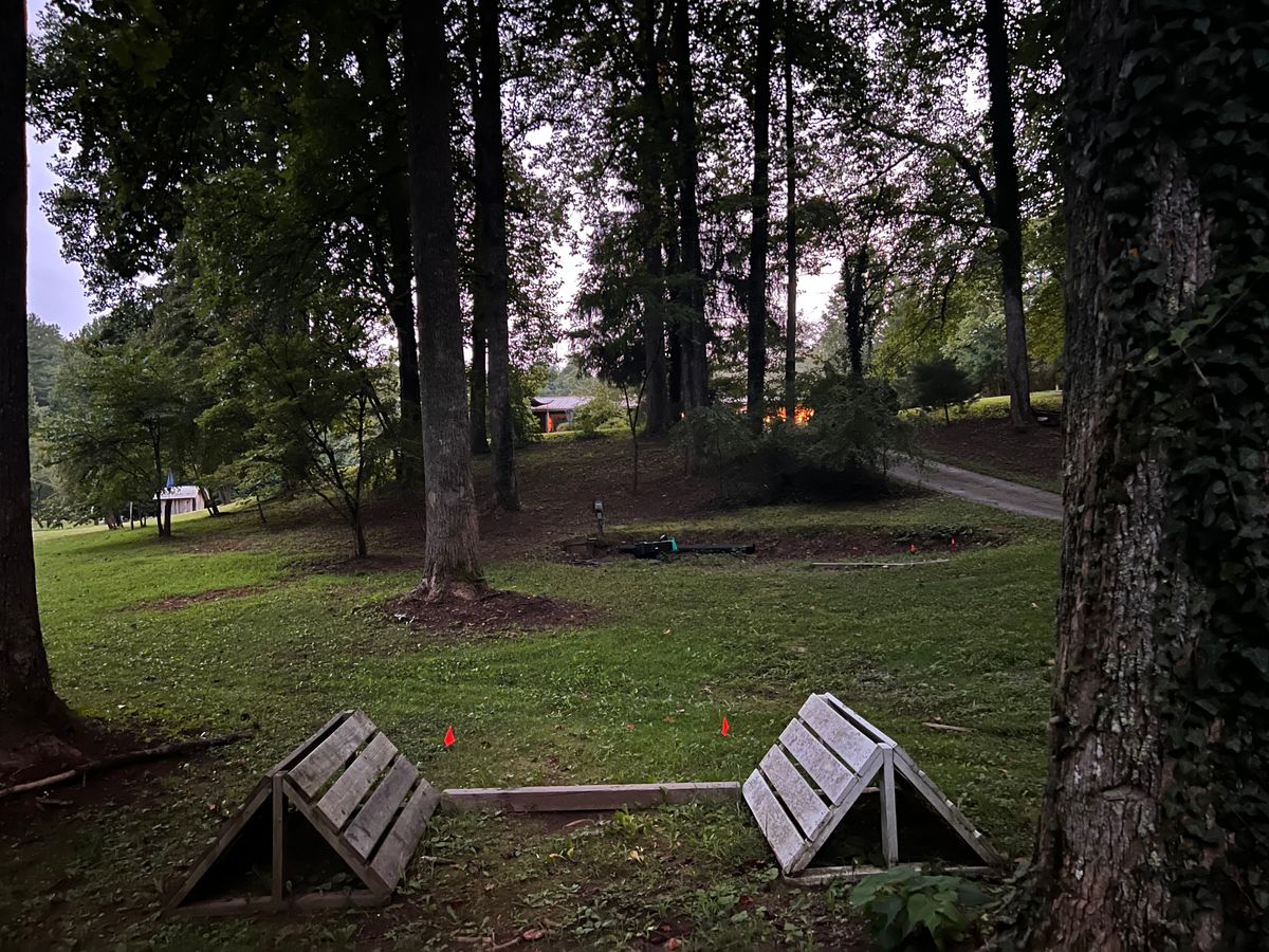 Hole 7 tee pad.
