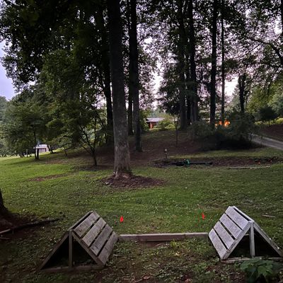 Hole 7 tee pad.