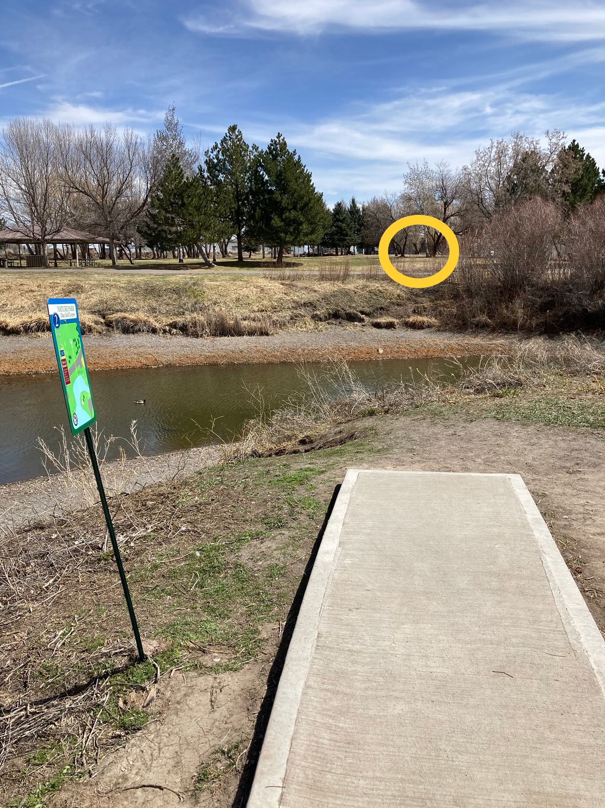 Hole 2 (across pond)