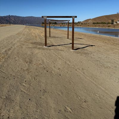 HOLE 10 TEE PAD "THE TUNNEL" - MANDATORY THROUGH THE TUNNEL - RE-TEE, TAKE A PENALTY EACH TIME MISSED.