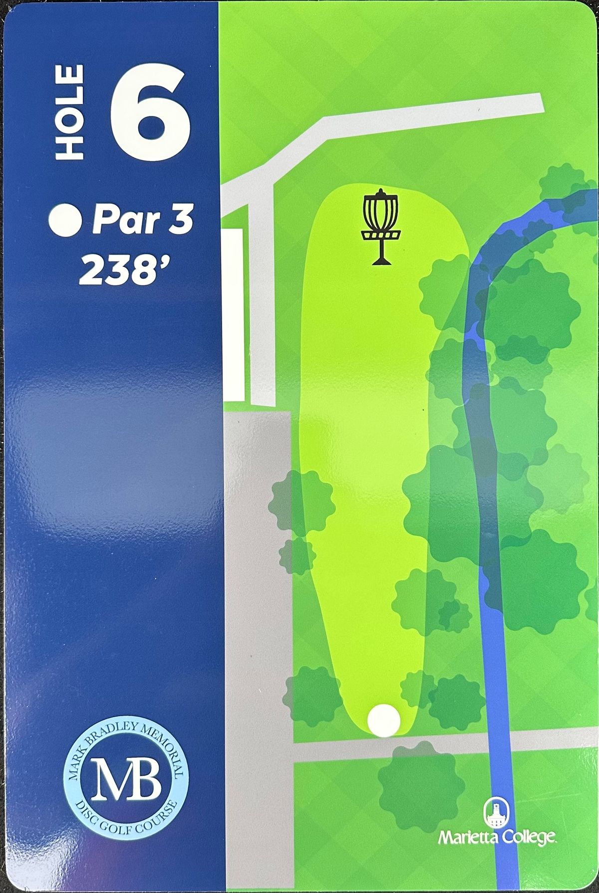 Tee Sign Hole 6