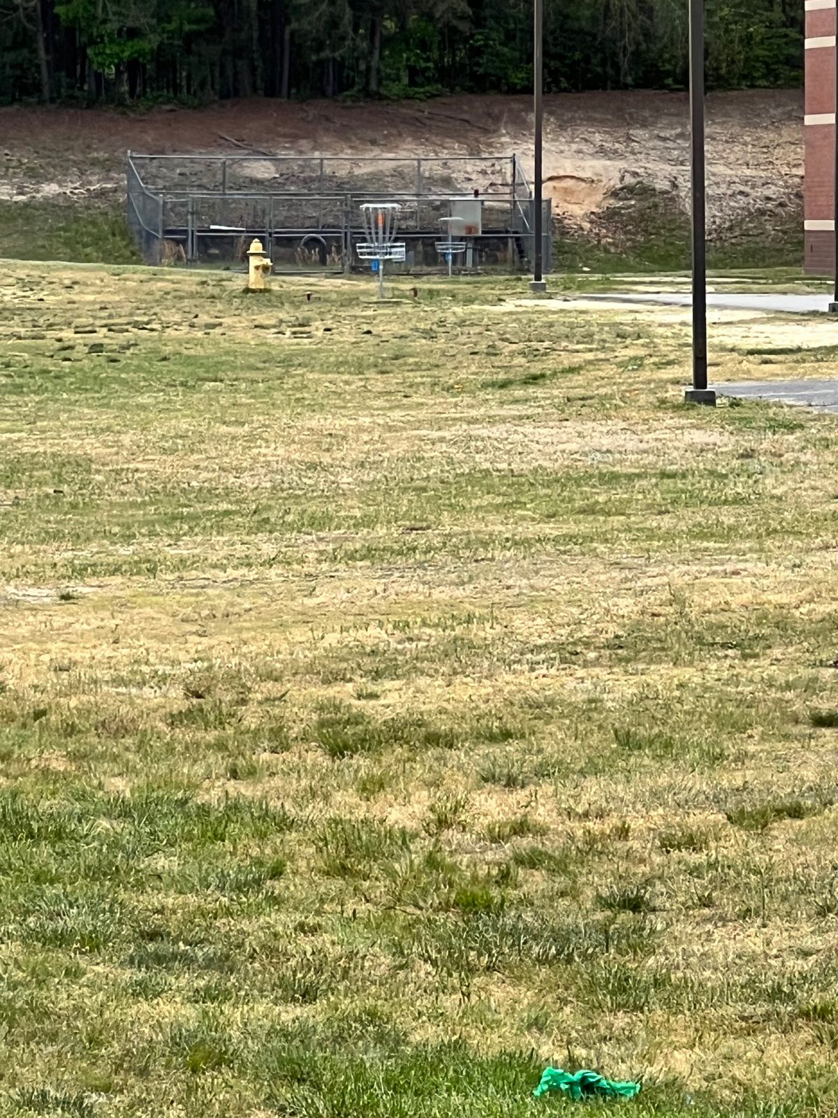 Hole 1 by the fire hydrant