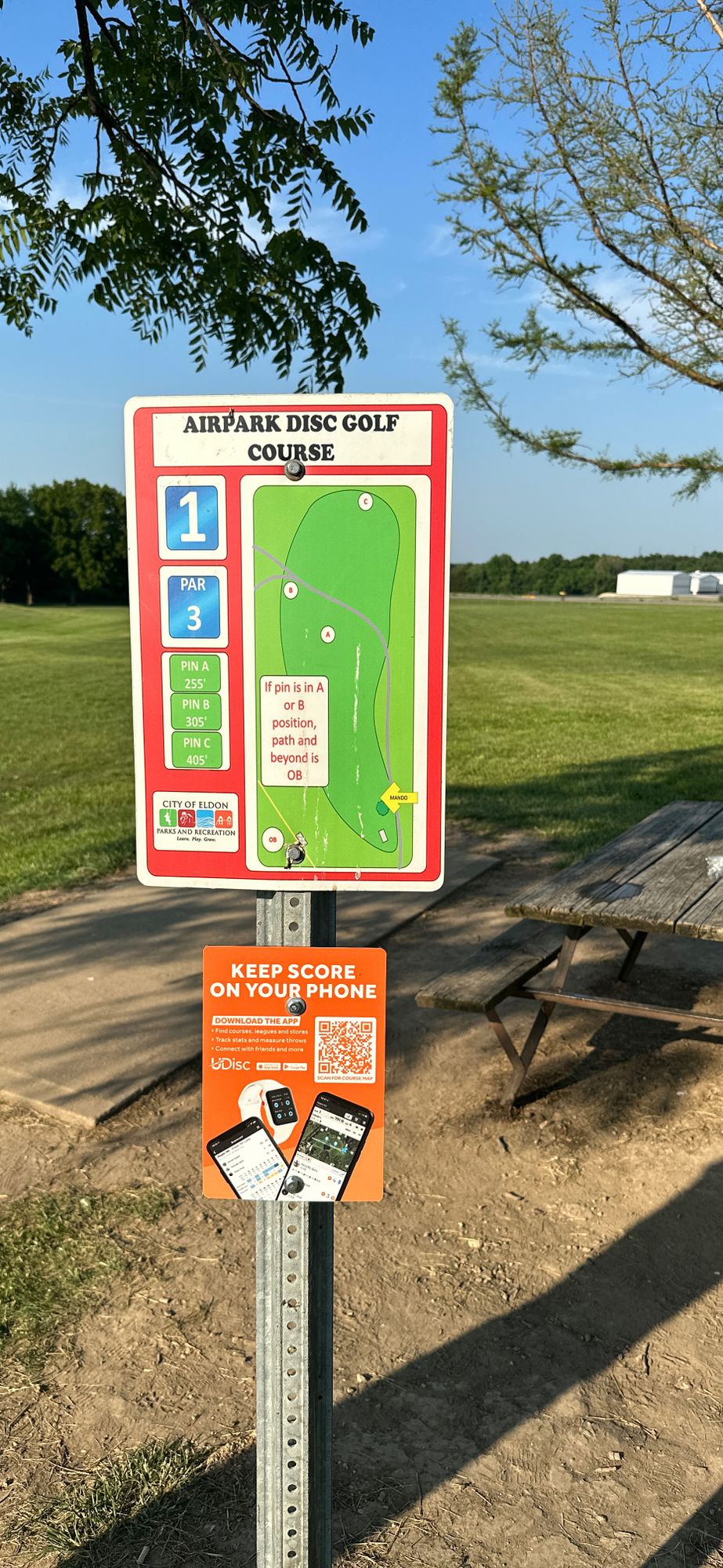 New UDisc Sign!