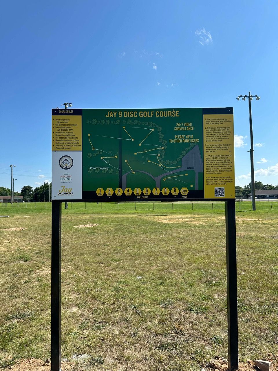 Course Map and rules