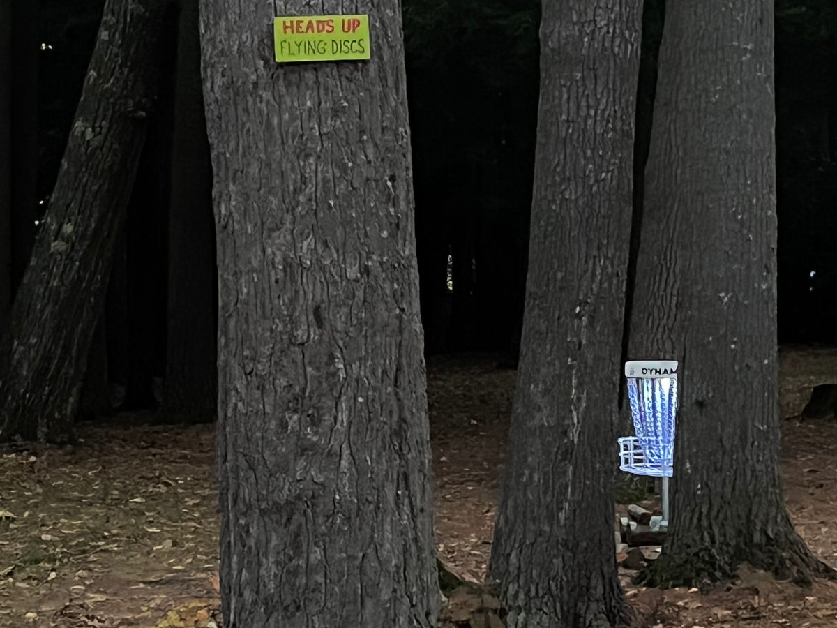 Heads up, flying glow discs!