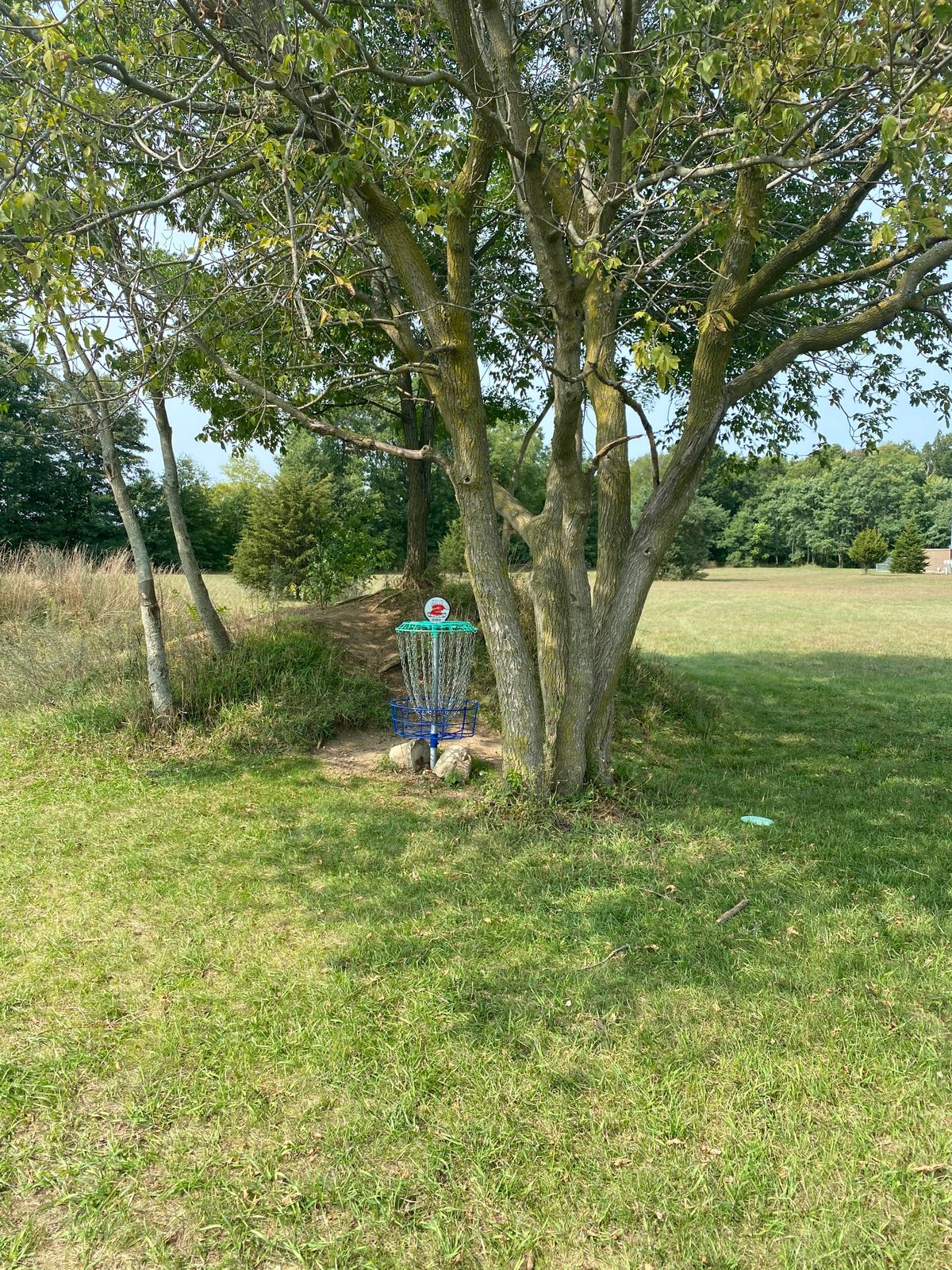 Old hole 2 basket location.