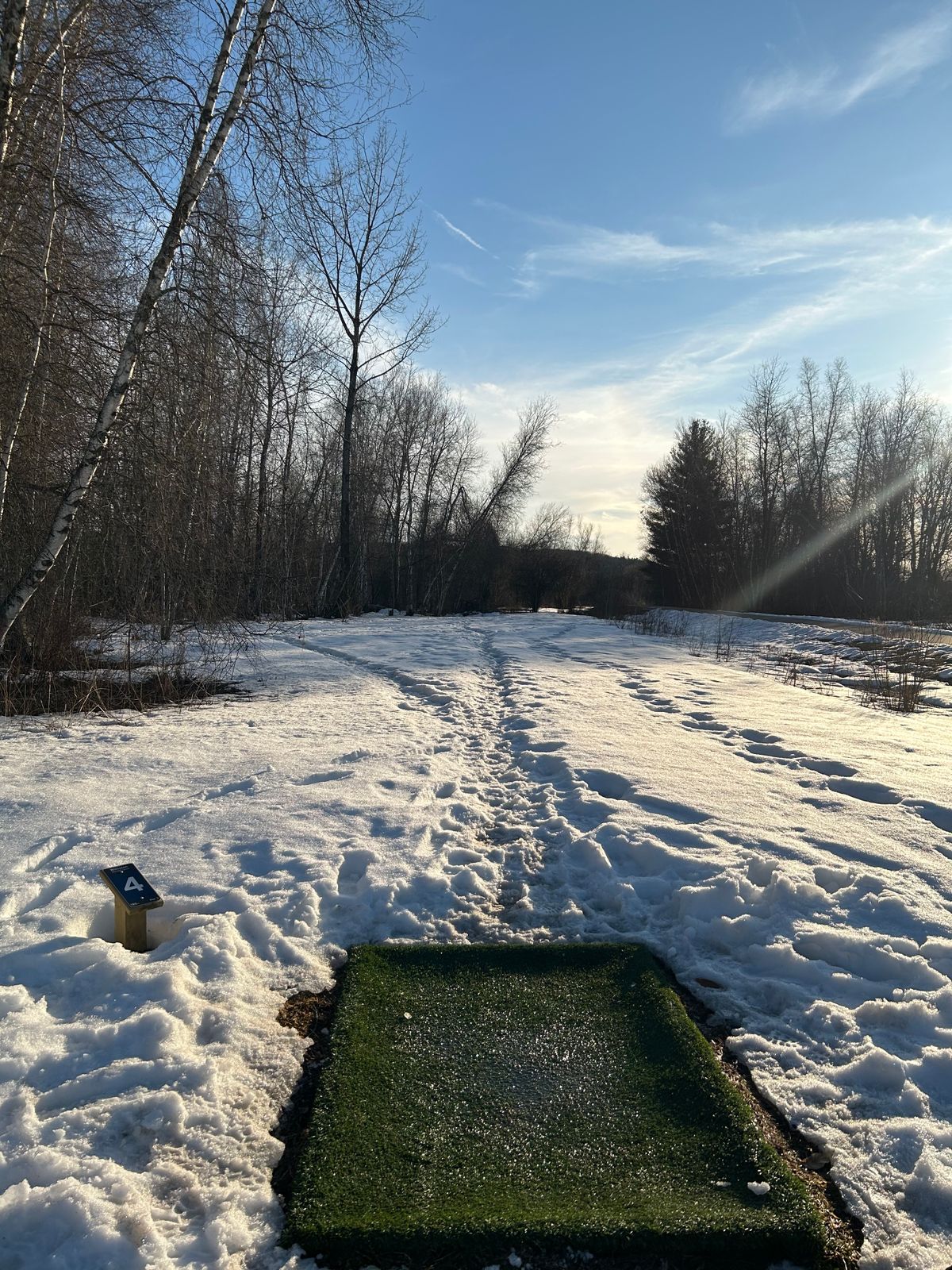 New Hole Four, old hole six.