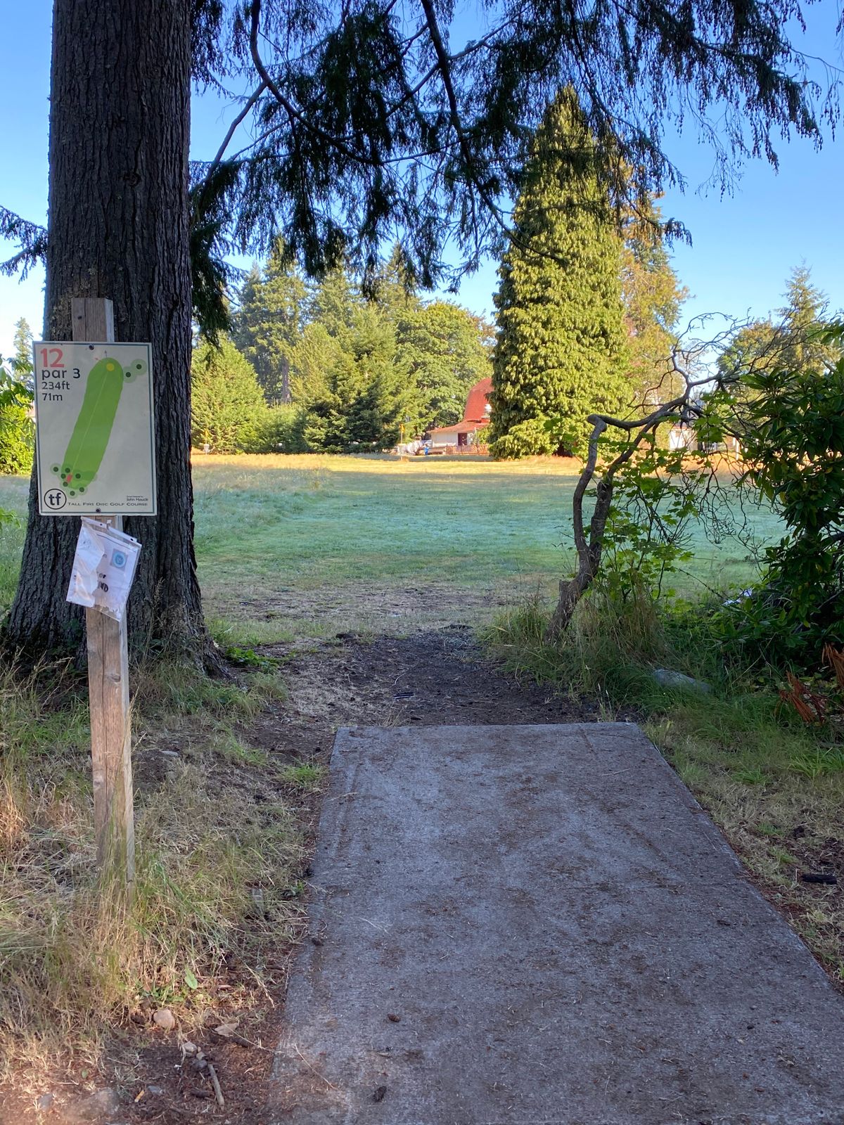 Red Tee Pad Hole #12