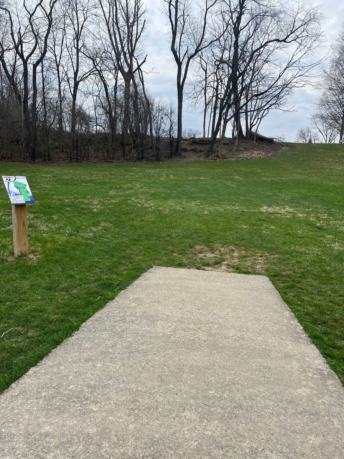 Hole 9 Silver tee