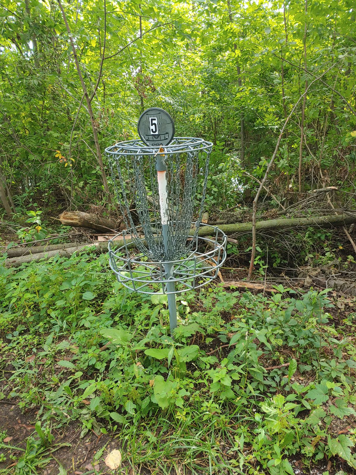 hole #14..with #5markings....if ur playing 9 holes.
