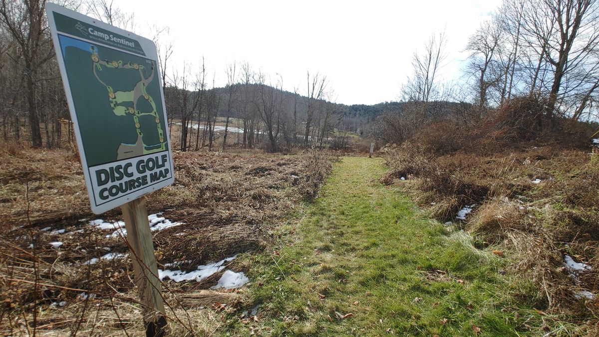 Trail to tee pad