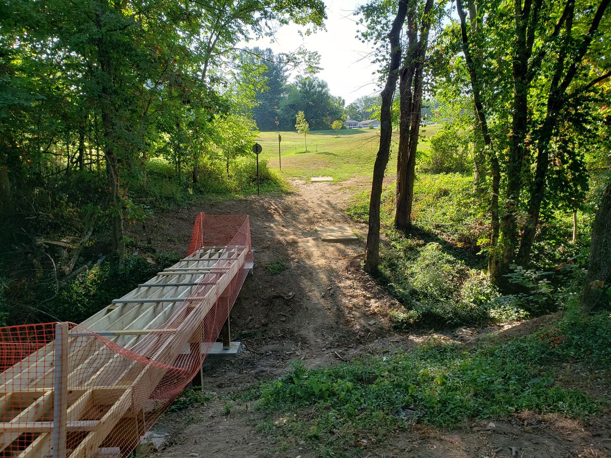 Walk Bridge looking back toward #5 Tees.