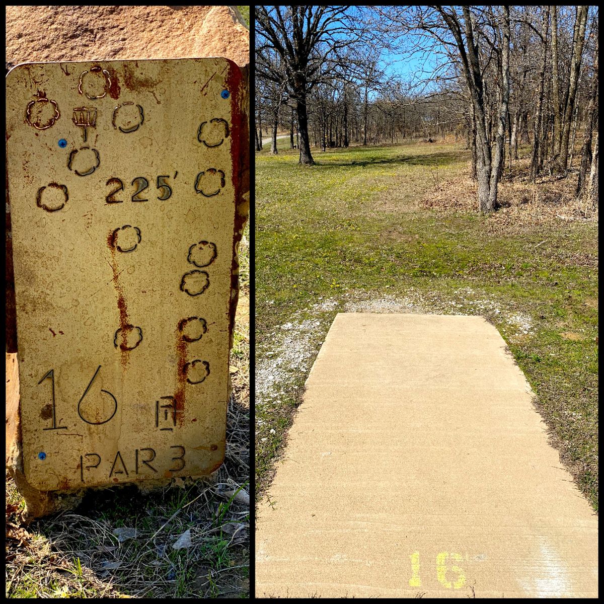 #16 Tee throwing north