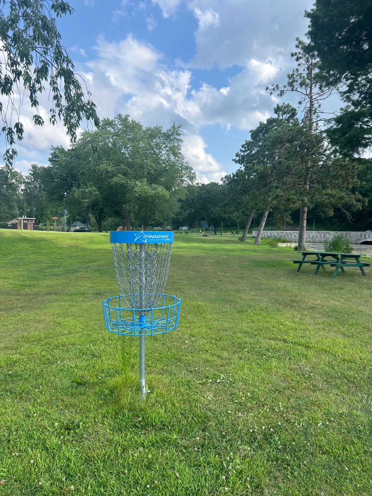 Hole 1 basket