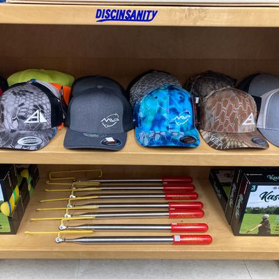 Qwik Stiks!!! Great selection of disc golf hats too. 
The MVP hats are sick!!!