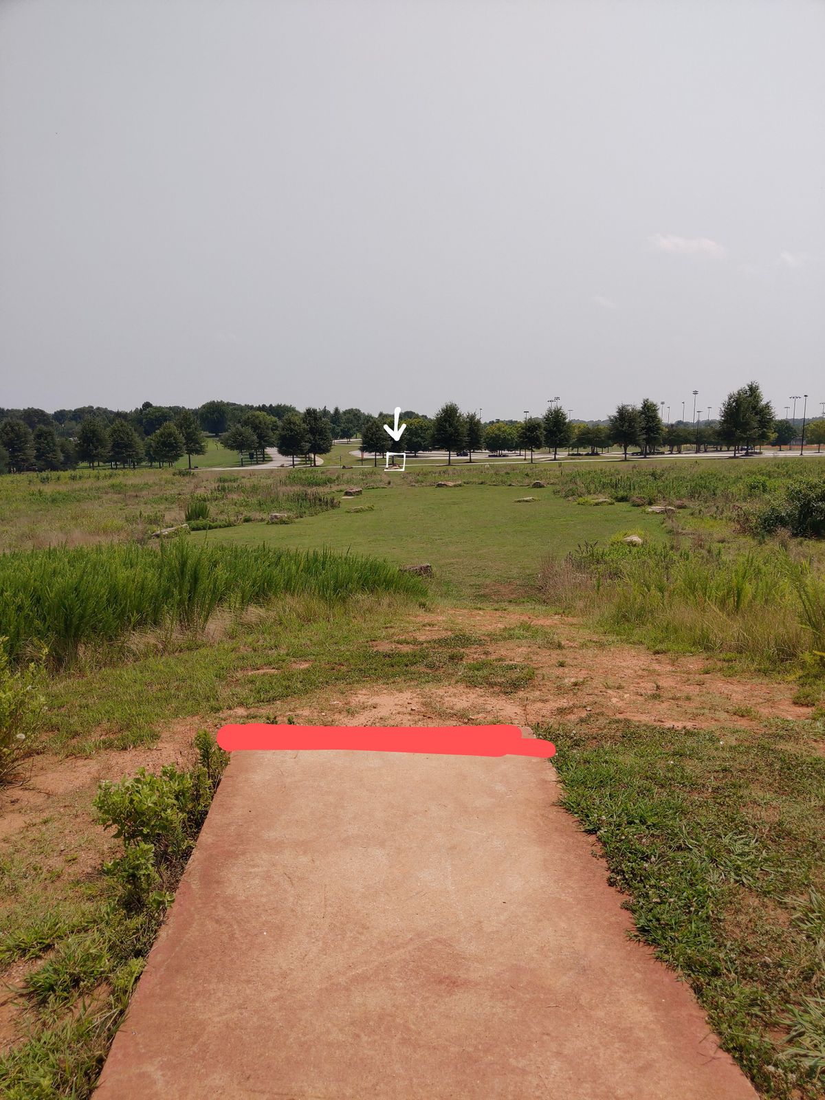 View from short tee box.