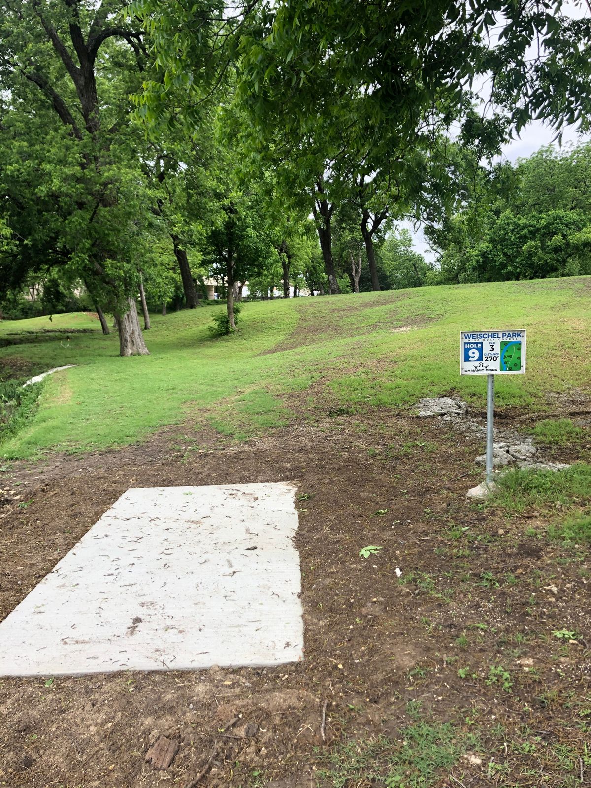 Tee box 9