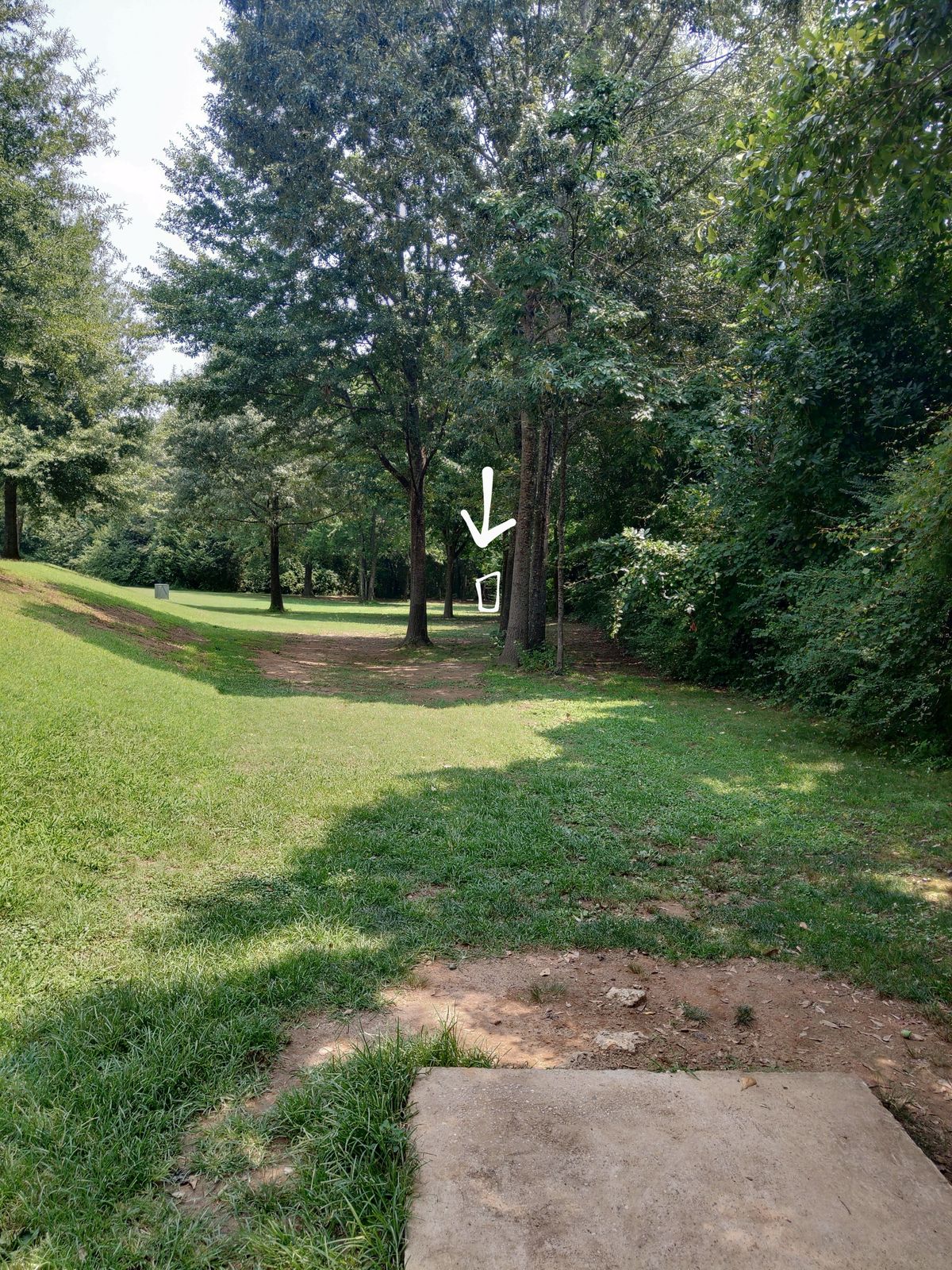View from tee box.