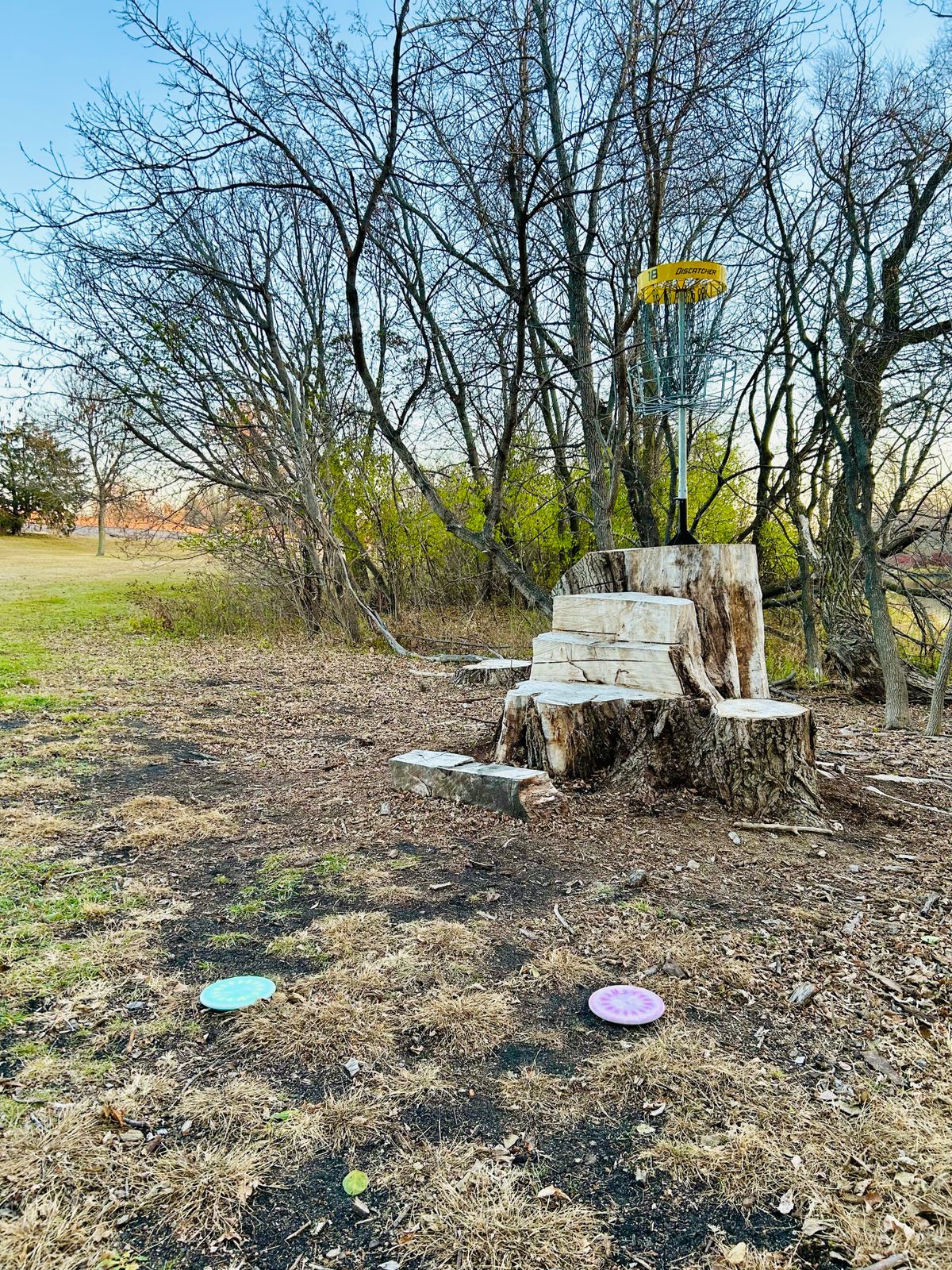 Hole 18 yellow position