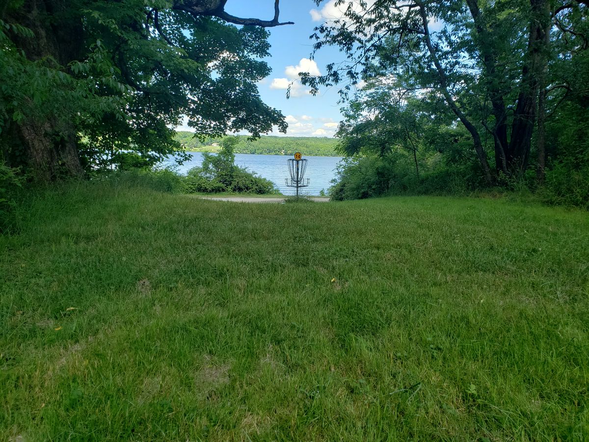 The approach at hole #14
