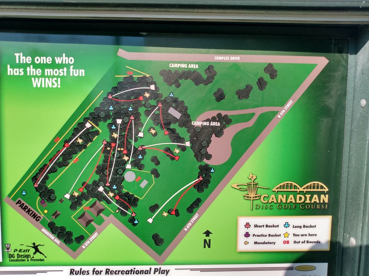Has long and short on each of the 9 holes