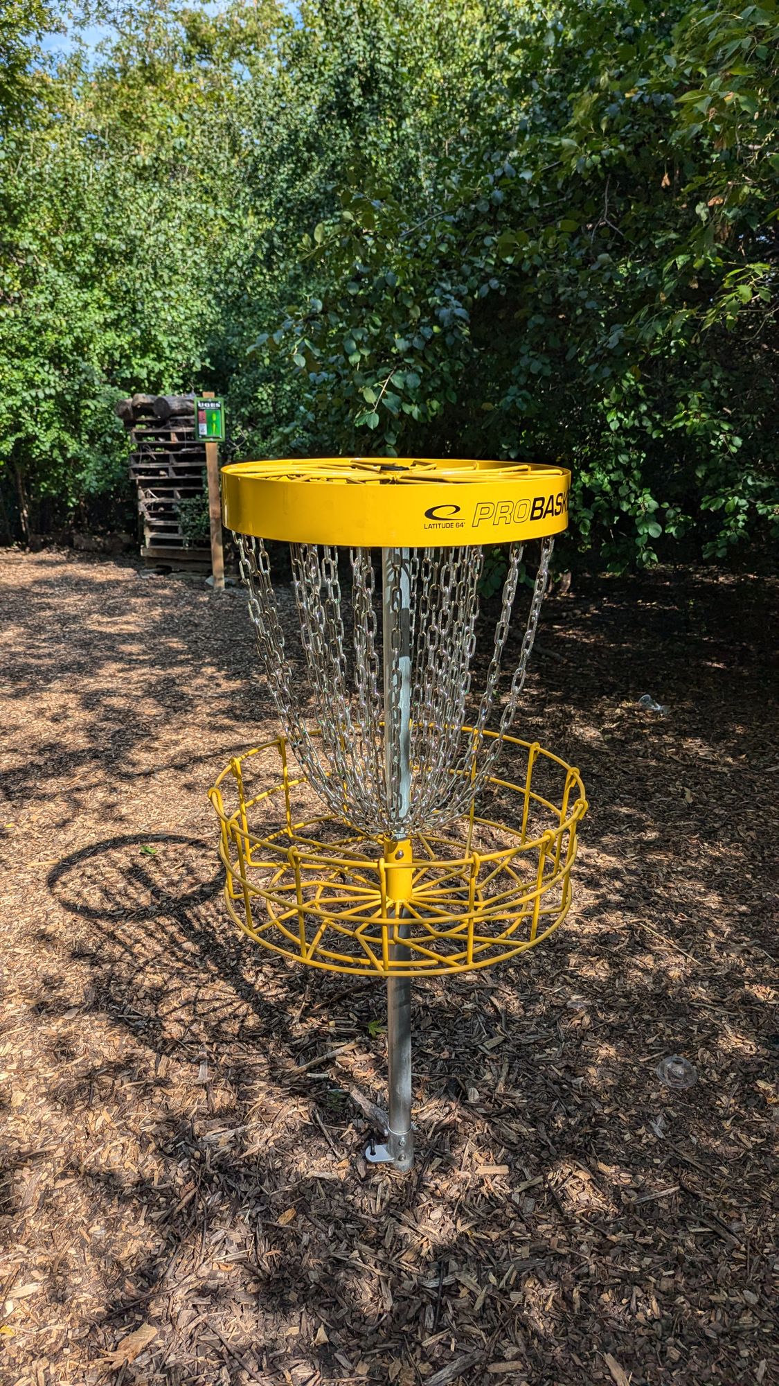 Hole #1 basket