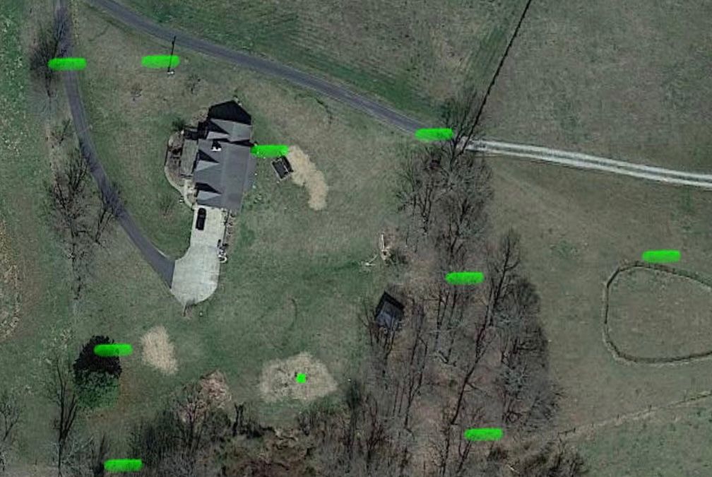 Tee locations and general layout