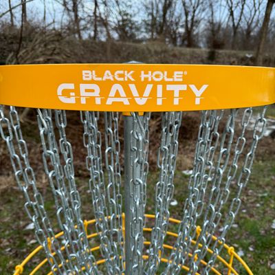 Target Type:
 https://mvpdiscsports.com/products/baskets/black-hole-gravity/