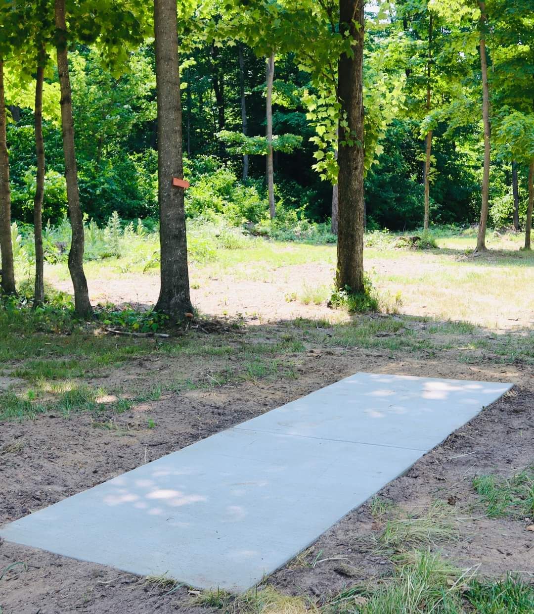 Tee pads are in.