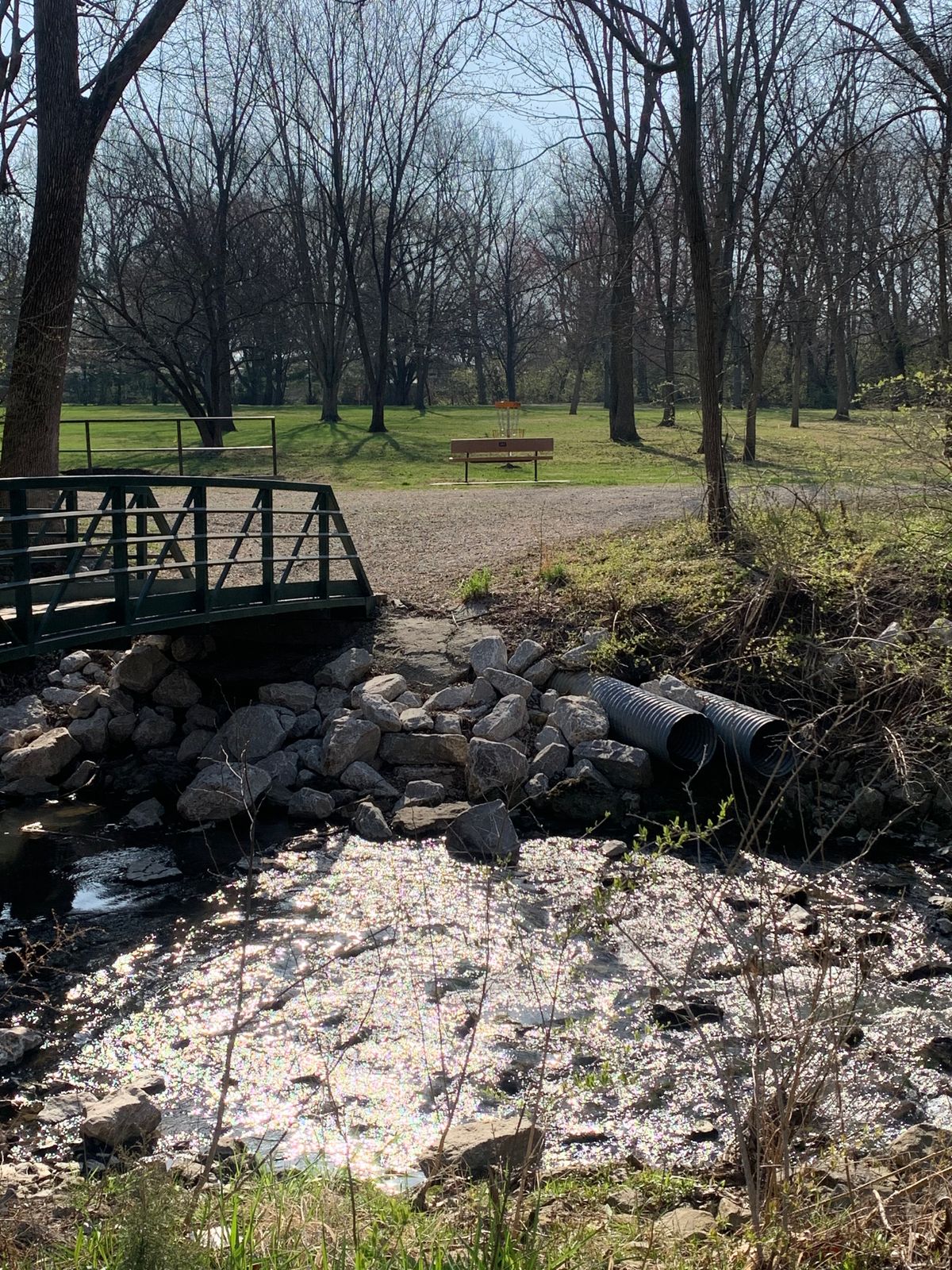 4s basket walking from hole 1.
