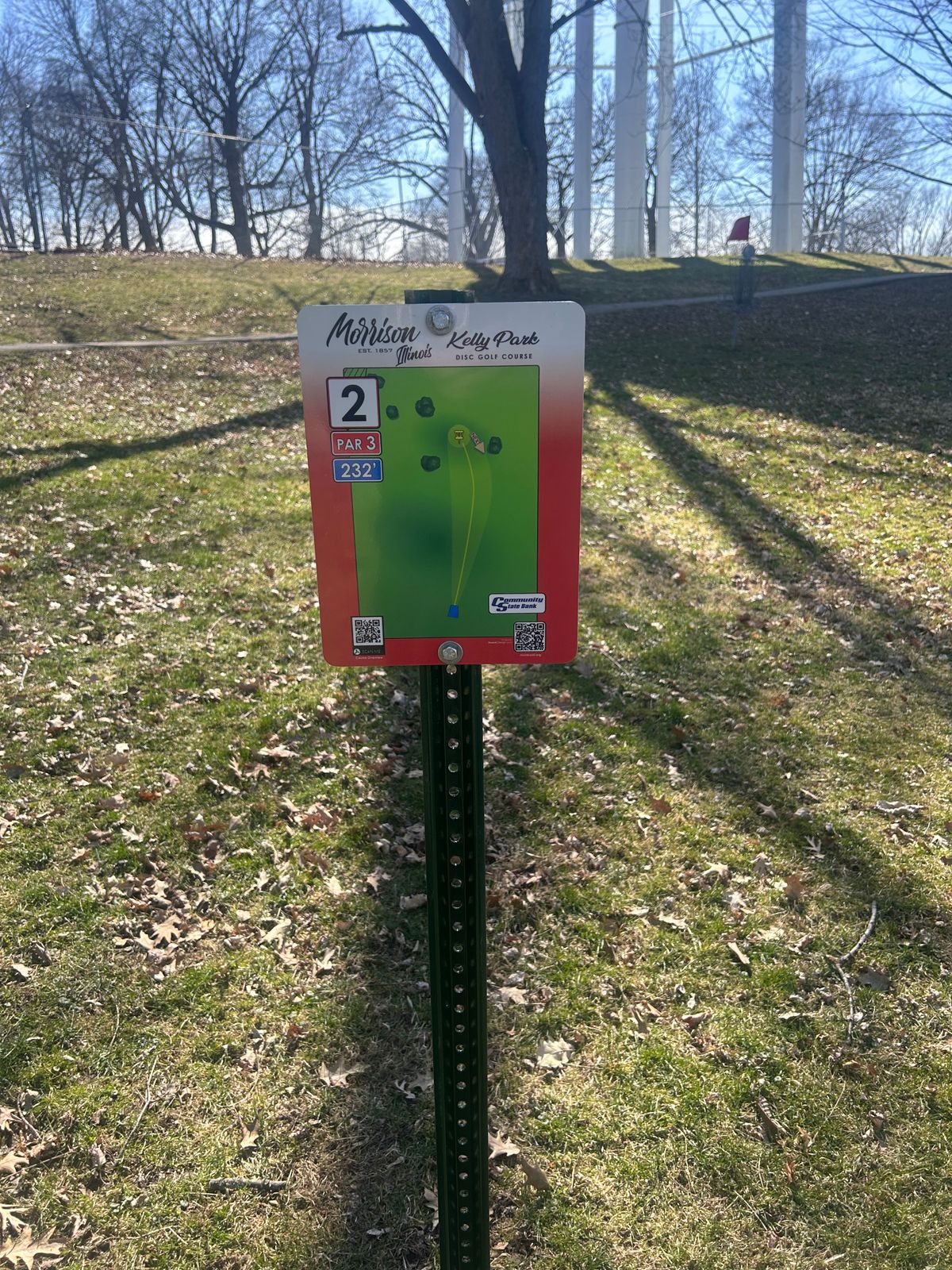 Hole 2 Sign