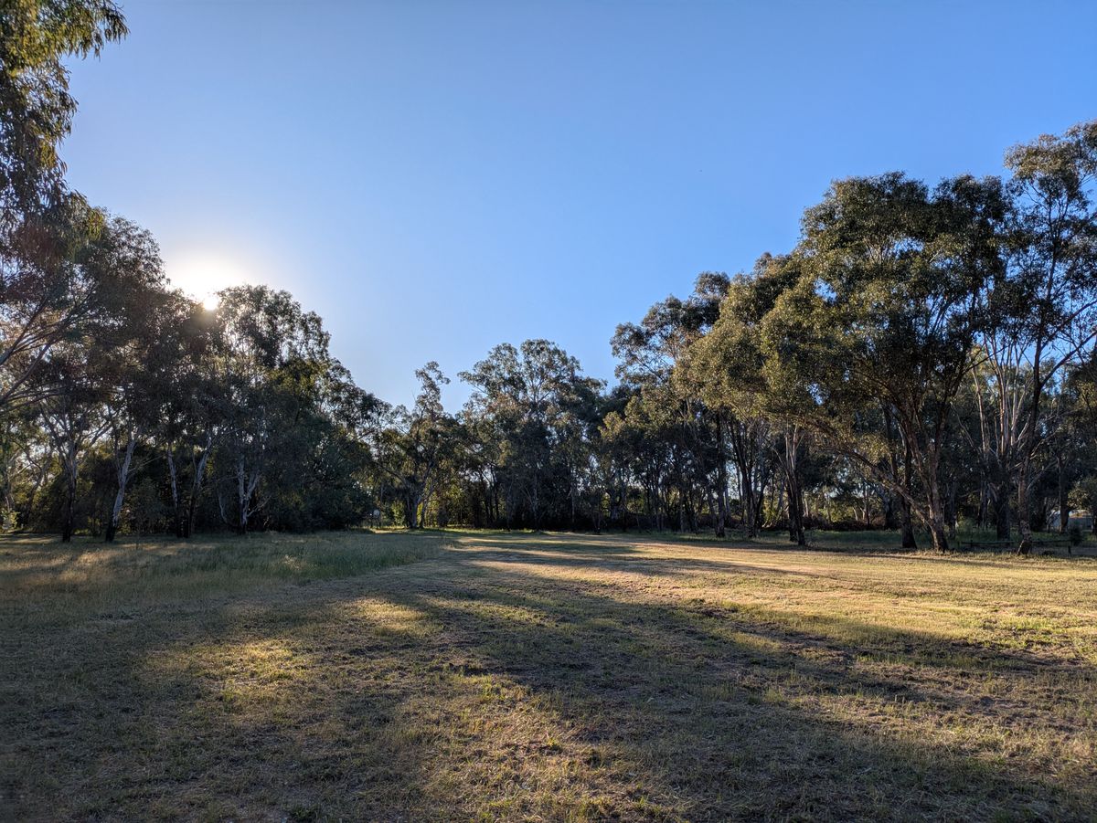 Looking back to 9th tee