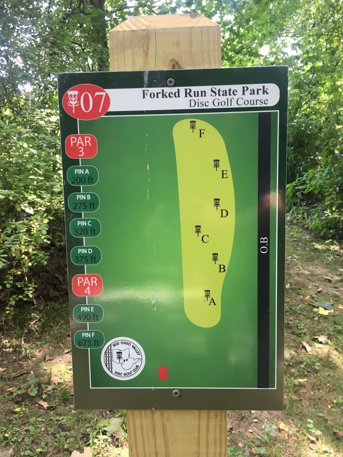 New tee signs installed.  Now if only they could mark which pin it is in currently.