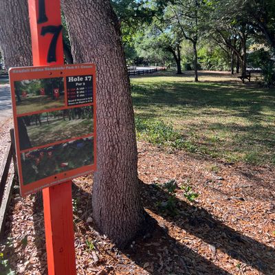 Hole 17 pretty straight shot