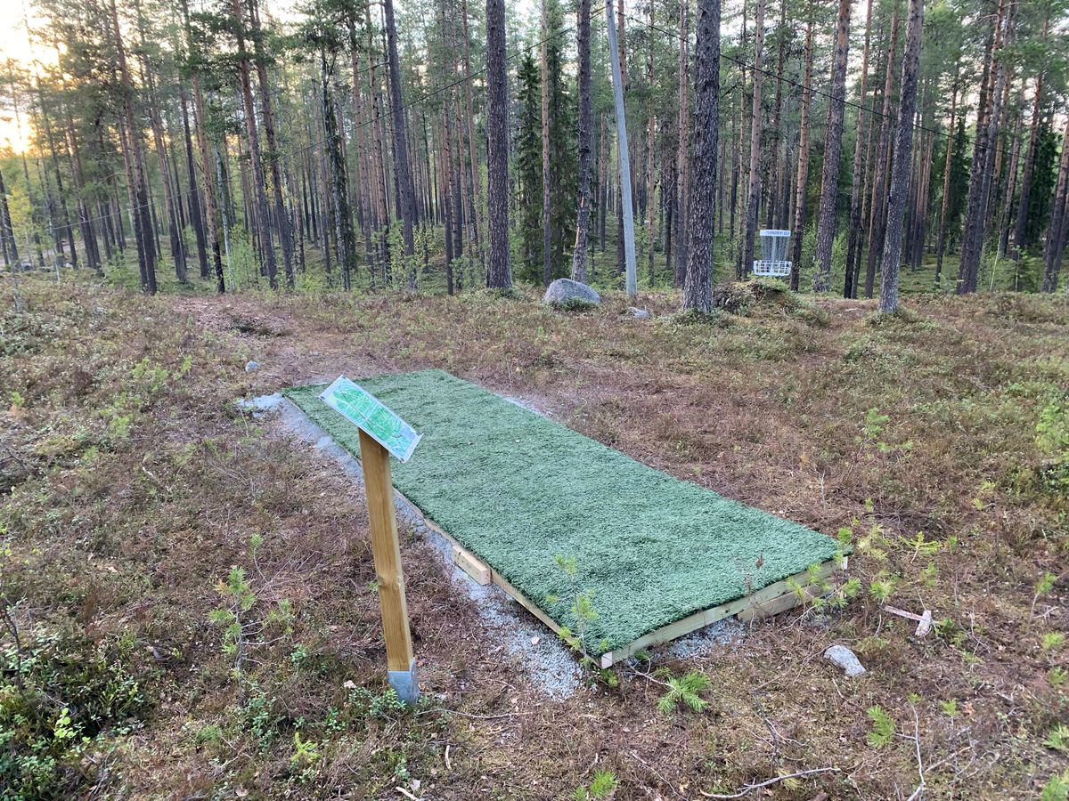Nu är det konstgräs på alla teepads.