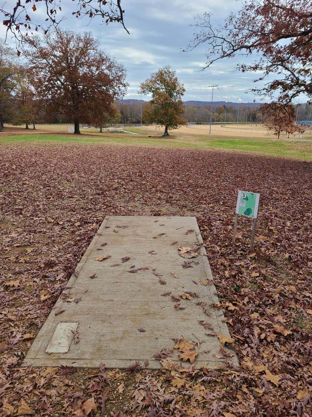 Tee view for hole 3