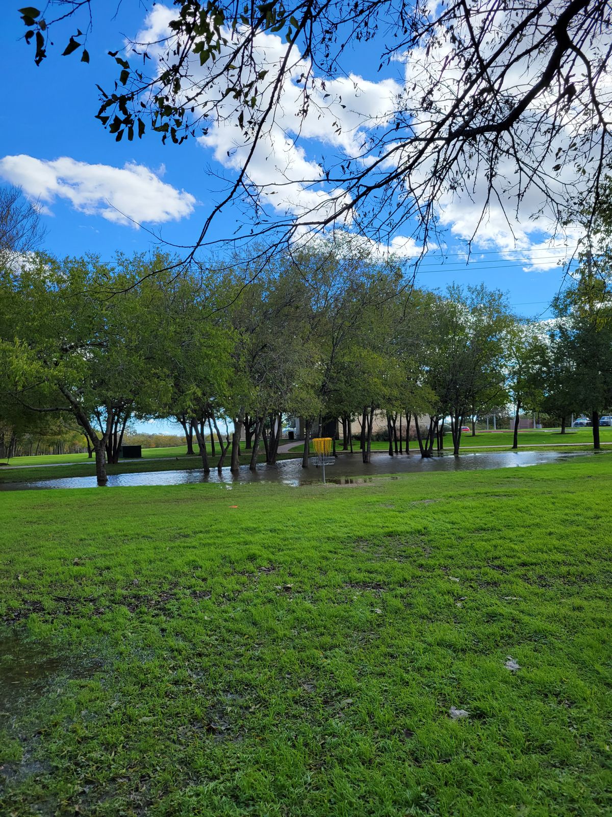 Flooded 18th hole