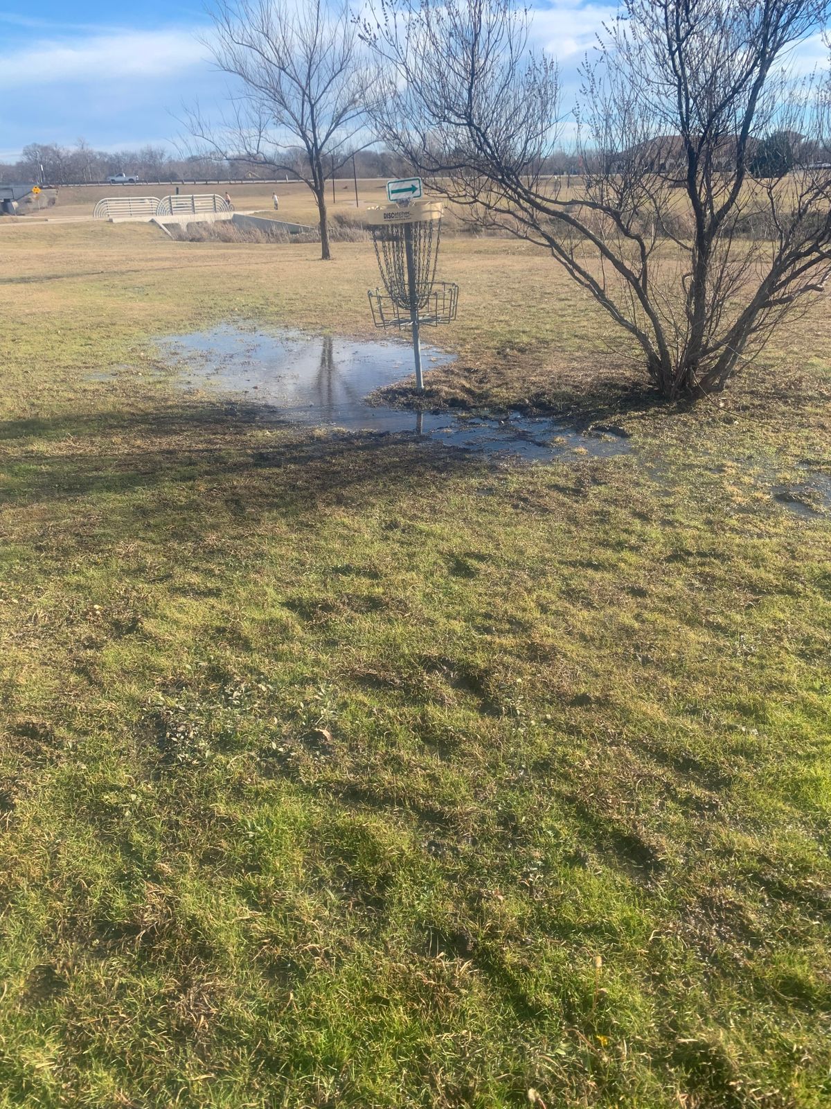 Hole 1 pretty swampy.