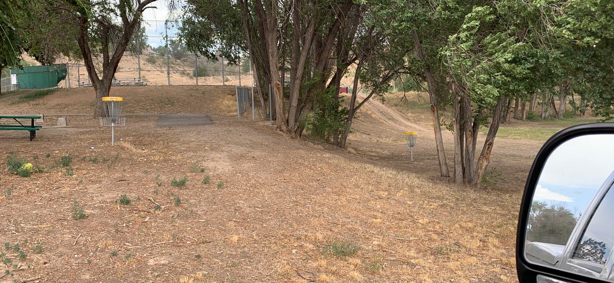 Practice tees/starting point