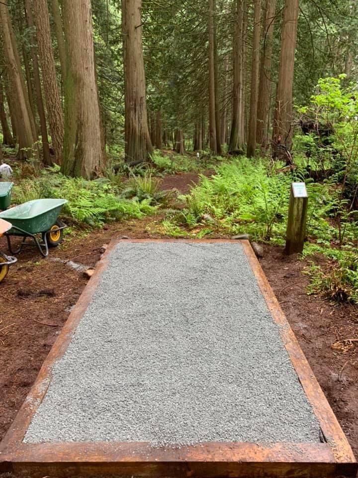 Dec. 2021 update: New gravel pads! (9C).