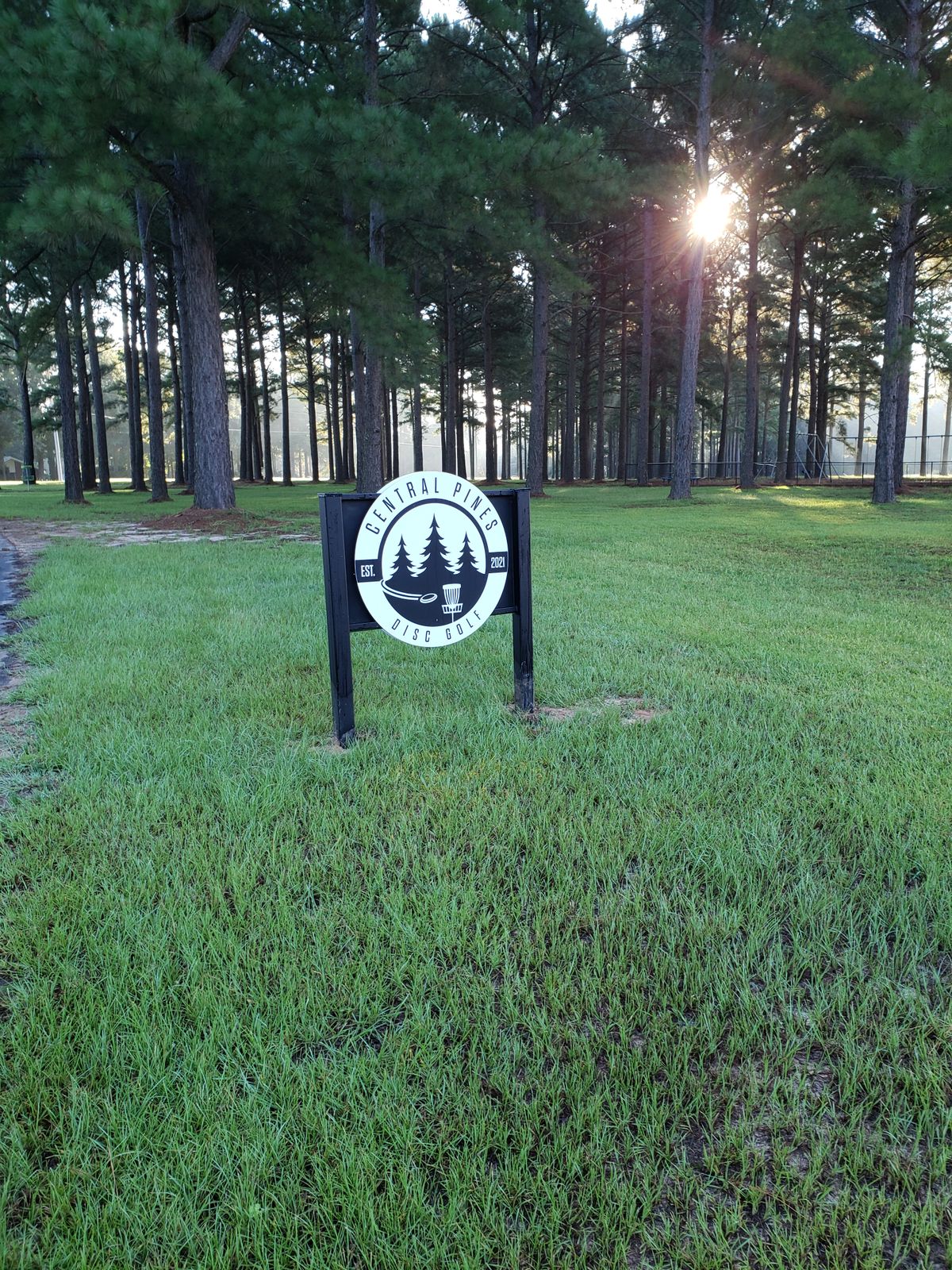 Sign for Central Pines DG
