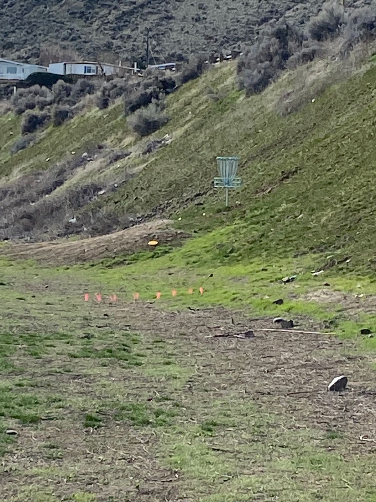 Hole 4 wide open.