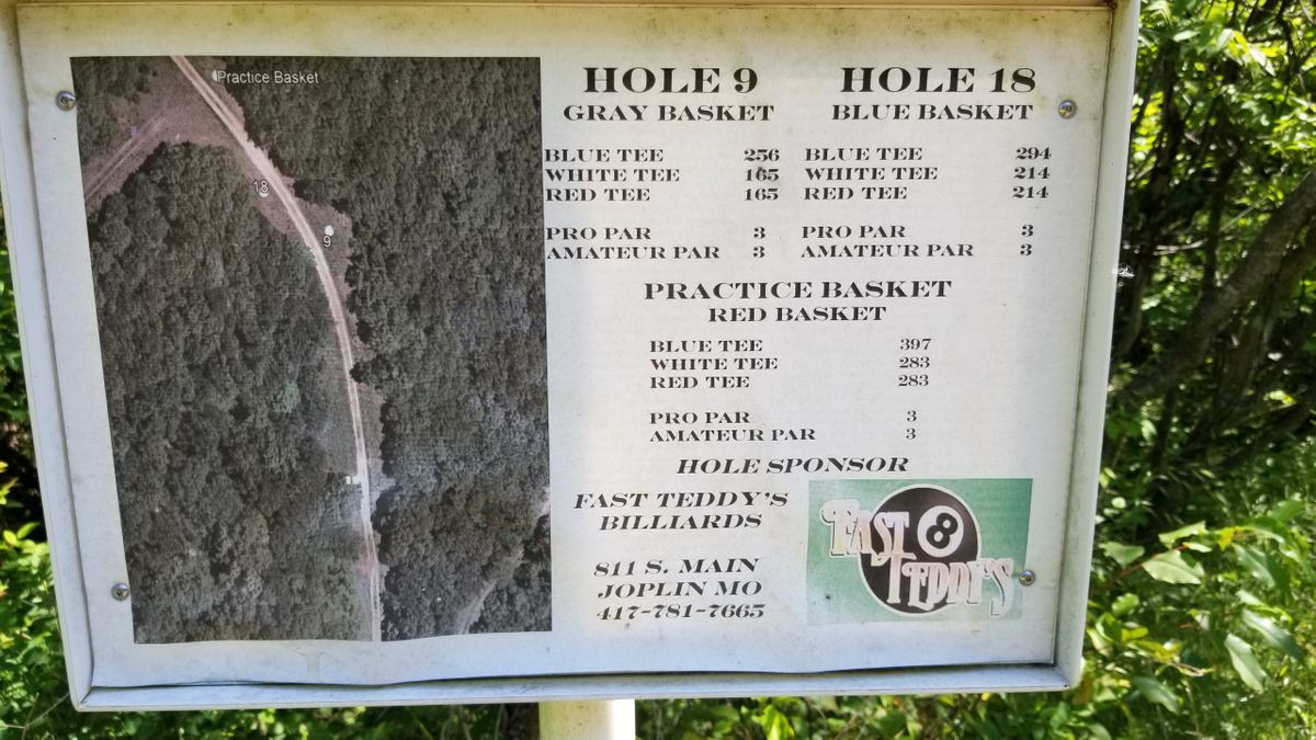Hole 9 & 18 info
