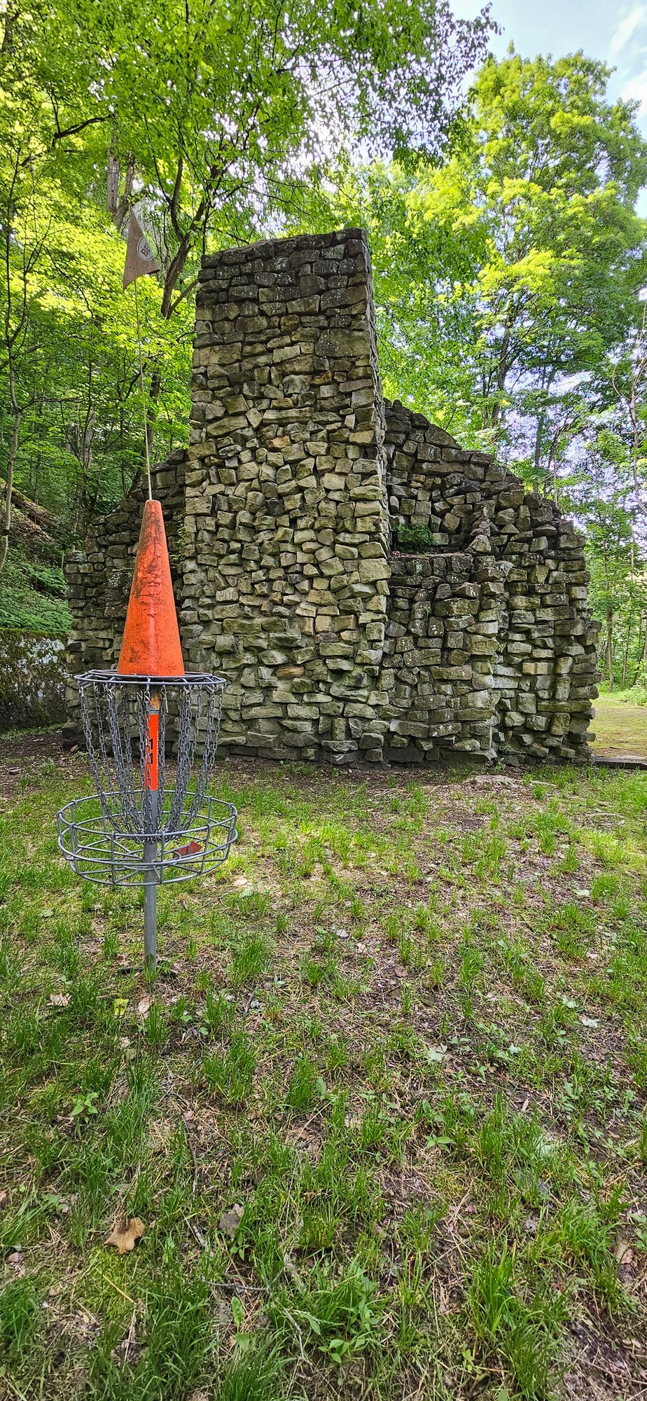 Basket among the ruins.