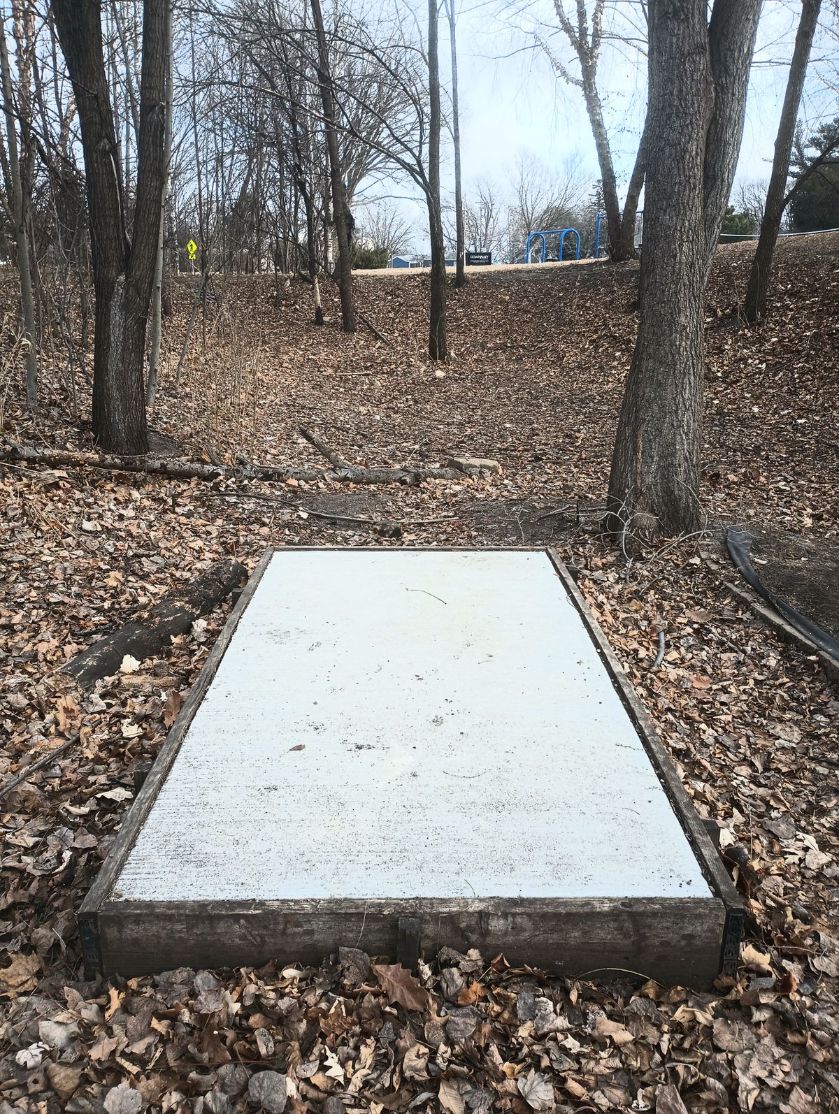 Hole four tee pad